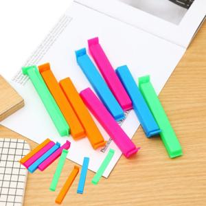 다용도 밀폐 클립 과자봉지 빵 시리얼 보관 밀봉 집게 클립 10p