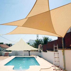 야외 옥상 캠핑 차광막 천막 그늘막 햇빛 가림막 삼각 썬쉐이드 타프