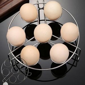 스텐 원형 7구 계란틀 스탠드 달걀 찜틀 냄비받침 다용도 멀티 조리
