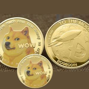 가상화폐 기념품 수집품 비트코인 도지코인 모형 주화 동전 수집