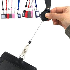 릴홀더 명찰 신분증 출입증 사원증 케이스 세로형 가로형 목걸이줄