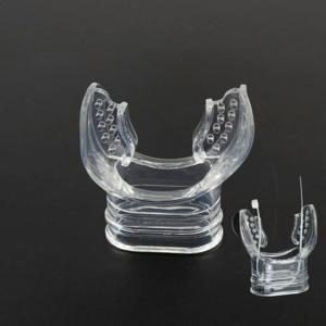 스킨스쿠버 액세서리 장비 호흡기 투명 실리콘 스노클 마우스피스