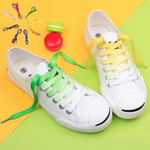 운동화 스니커즈 그라데이션 커플 우정 포인트 컬러 신발끈