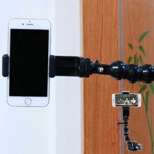 강력 흡착식 고정 빨판 코브라 폰 홀더 거치대 자바라 핸드폰 받침대