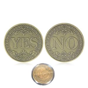 보드게임 기념코인 YES NO 동전 취미 수집 컬렉션 동전던지기 주화