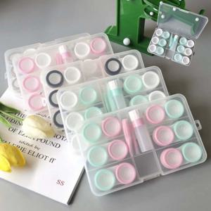 여행용 콘택트렌즈 하드렌즈 대용량 휴대용 렌즈 보관 케이스