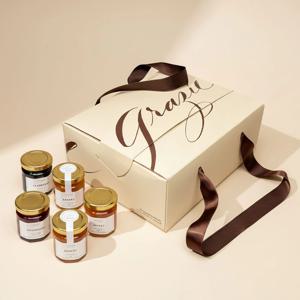 미르 손잡이 리본 스페셜 박스 2종 대/소 위스키 답례품 포장박스