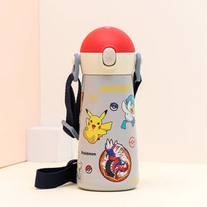 릴팡 더보틀 몰리 원터치 어깨끈 이중스텐물통 460ml(포켓몬스터)