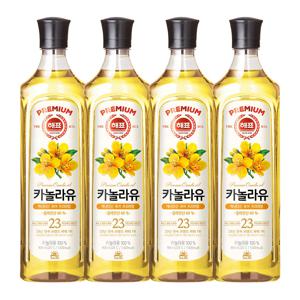 해표 카놀라유 900ml*4병