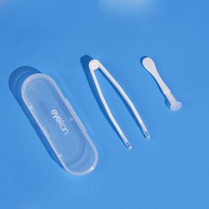 클리어 렌즈집게 흡착봉세트 렌즈 빼는도구 끼는도구 뽁뽁이 휴대용 여행용 소프트 콘택트 착용