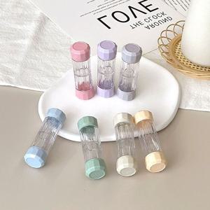 컬러 클리어 하드렌즈 케이스 RGP 렌즈통 소프트 서클 컬러 콘택트 렌즈 여행용 휴대용