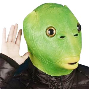 초록 외계인 복면 가면 이색 파티소품 선물용 웃긴분장템 재밌는 마니또 선물