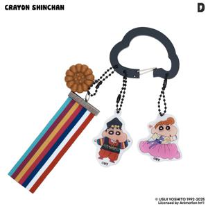 짱구 색동 저고리 카라비너 키링