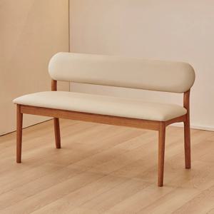 로사 PU 원목 식탁 2인 벤치