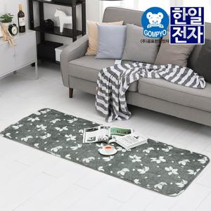 [리퍼] 전자파없는 무자계 전기요 워셔블 캠핑 전기매트 플로라 그레이