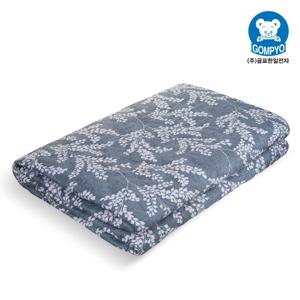 [리퍼] 전자파없는 무자계 전기요 워셔블 캠핑 전기매트 노블블루