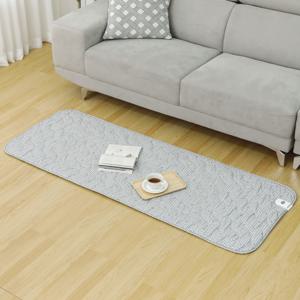 [리퍼]전자파차단 EMF 탄소 전기요 캠핑 침대 워셔블 전기매트 그레이 도트