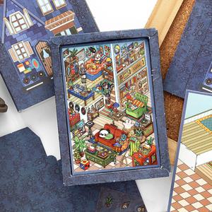 입체 3D 방꾸미기 스티커 복층원룸 다꾸 씬 스티커북 집꾸미기