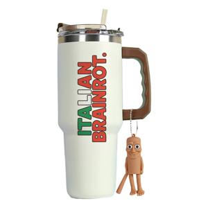 릴팡 이탈리안브레인롯 슈퍼차저핸들 이중스텐텀블러 & 시그니처키링