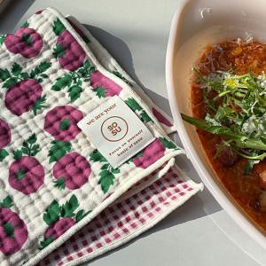 베지터블 야채 거즈 면 핸드타월 키친크로스 테이블매트 행주 패브릭