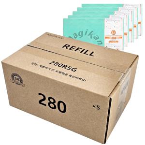 정품 매직캔 리필봉투(M280) 11m 5개입 휴지통 매직롤