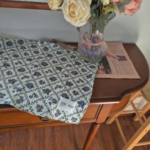 핸드메이드 플로라체크 4중거즈 키친크로스 주방인테리어 주방행주 가전덮개