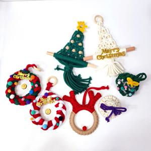 크리스마스 마크라메 양말목 트리 오너먼트 만들기 DIY 소품 꾸미기 (마크라메)