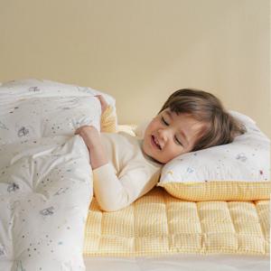 먼지없는 M2 알러지케어 아뜰리에 안녕 체크 고정밴드 침대패드 4컬러