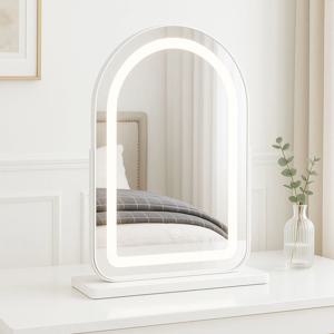 LED 화장대 거울 타원형 탁상 화장대조명 비정형 인테리어거울