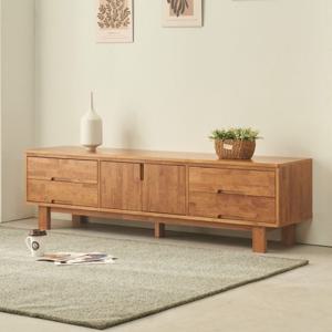 준2 원목 75인치 85인치 티비장 tv다이서랍장 티비선반 장식장 1800