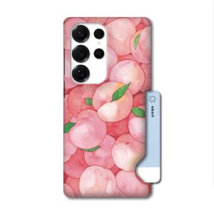 갤럭시 시리즈 DAAE 복숭아 카드슬라이드 케이스