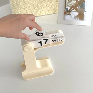 플립 캘린더 탁상 달력 레트로 인테리어 만년달력