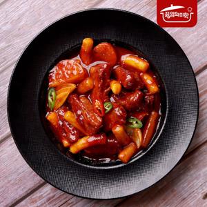 끓임의미학 쪽갈비떡볶이(매운맛) 550g x 3팩