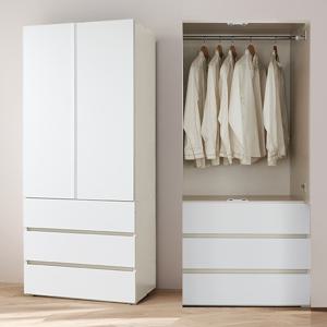 호비 슬림옷장 학생 낮은옷장 1인 이불장농 싱글 작은 원룸 수납