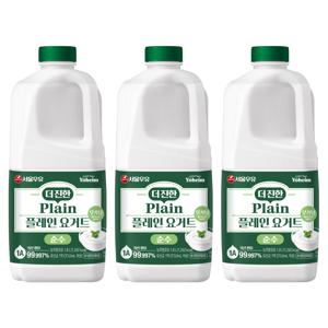 더 진한 플레인 냉장요거트 순수 1.8kgx3개