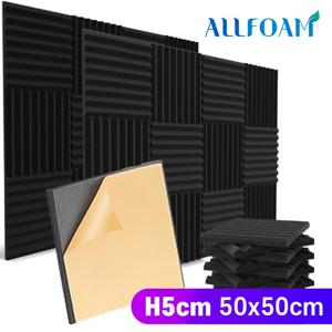 50x50cm 50T 계란판방음재 업그레이드 삼각형 방음재 소음차단 방송 노래 연주 흡음재