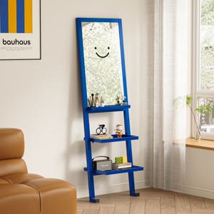 [해외] 전신거울 화장대 수납 500  스탠드 선반 미드센츄리 거울