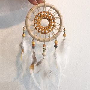 (차량/선물용/우드) 어텀리프 드림캐쳐