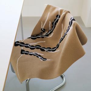 blooming fruit blanket | 니트 블랭킷