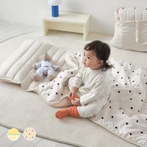 보들보들 데일리체크 유아 낮잠이불 올인원 풀세트(패드+이불+베개+가방+네임라벨)