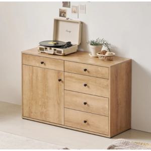 안방 침실 북유럽풍 4단 서랍장 수납장 세트 1200 예쁜 주방 콘솔 보관