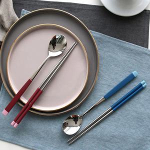 국내생산 스텐 수저세트 신혼부부 고급 숟가락젓가락