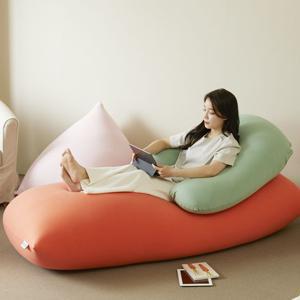 슬림 스탠다드 1인용 리클라이너 빈백 소파