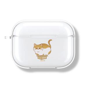 아칸 종이비행 고양이상자 에어팟프로 투명케이스