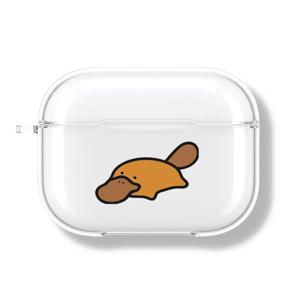 아칸 오리너구리 에어팟프로 투명케이스
