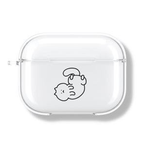 아칸 고양이들은 에어팟프로 투명케이스
