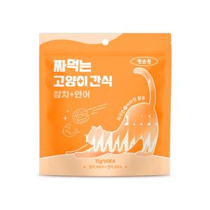 짜먹는 고양이 간식 참치 30p+연어 30p 60개입