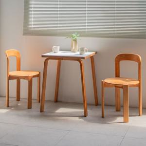 [리퍼] 토이 테이블 우드 2인용 내추럴 다이닝 식탁 카페 주방 인테리어 2colors