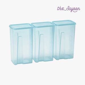 NEW컬러 아쿠아 냉동용기 밀폐용기 타워1호 (2,200ml) 3개세트