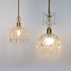 루미에르 크리스탈 펜던트 빈티지 식탁등 2타입 인테리어 갤러리 카페조명